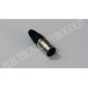 CONECTOR CANON XLR 3P. MACHO
