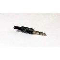 CONECTOR JACK MACHO 6,35mm STEREO CARCASA DE PLASTICO (1010)