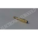 ADAPTADOR JACK 6,35 "M" MONO / RCA "H" METAL DORADO (2547)