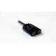 ADAPTADOR JACK 6,35 "M" MONO / 2 JACK 3,5 "H" MONO