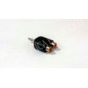 ADAPTADOR JACK 3,5 "M" ESTEREO / 2 RCA "H" DORADO
