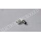 CONECTOR ANTENA TV MACHO BLANCO ACODADO