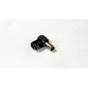 CONECTOR ANTENA TV MACHO NEGRO ACODADO