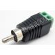 CONECTOR MACHO RCA CON TERMINALES