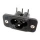 CONECTOR TIPO TREBOL MACHO CHASIS