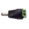 CONECTOR JACK ALIMENTACION MACHO 5,5X2,5mm CON TORNILLOS