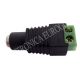 CONECTOR JACK ALIMENTACION HEMBRA 5,5X2,5mm CON TORNILLOS