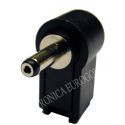 CONECTOR JACK ALIMENTACION CODO 5,5X2,1mm (14mm)