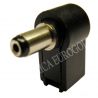 CONECTOR JACK ALIMENTACION CODO 5,5X2,1mm (9mm)
