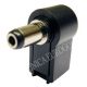 CONECTOR JACK ALIMENTACION CODO 5,5X2,5mm (9mm)
