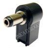 CONECTOR JACK ALIMENTACION CODO 5,5X2,5mm (9mm)