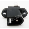 CONECTOR JACK ALIMENTACION HEMBRA PARA CHASIS PIN MACHO 2,0mm SUJECCION