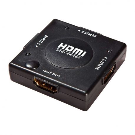 SELECTOR SWITCH HDMI 1.3 3ENT-1SAL. 1080P 2K (MANUAL)