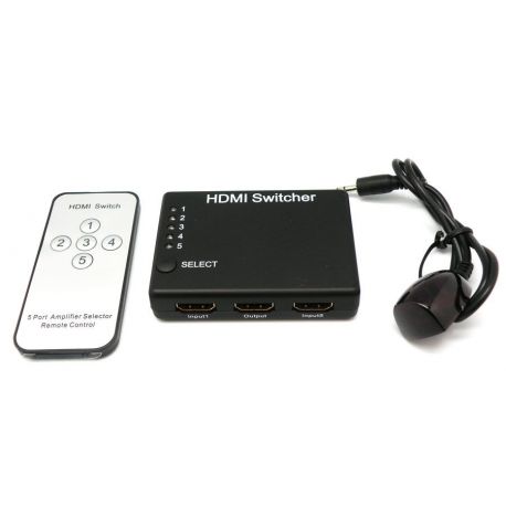SELECTOR SWITCH HDMI 1.3 5ENT-1SAL. 1080P C/MANDO A DISTANCIA