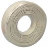 BOBINA CABLE DE TELEFONO 6 VIAS COLOR MARFIL 100mts